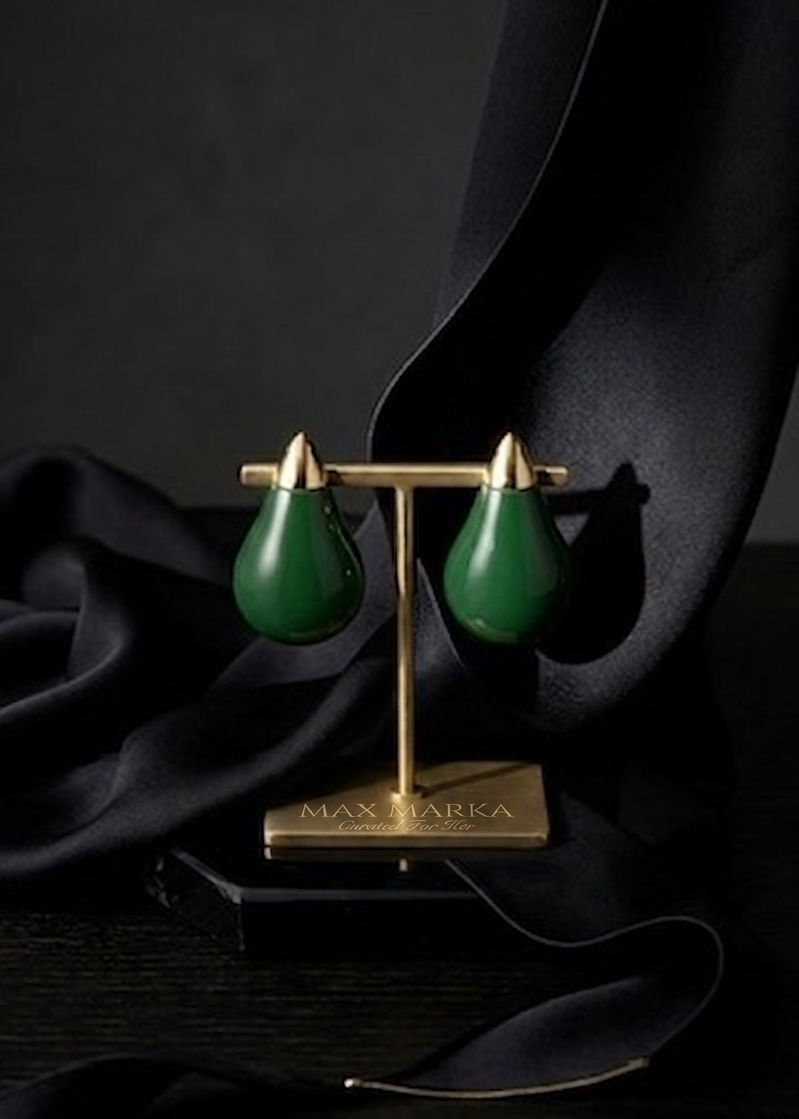 Emerald Drop Earrings